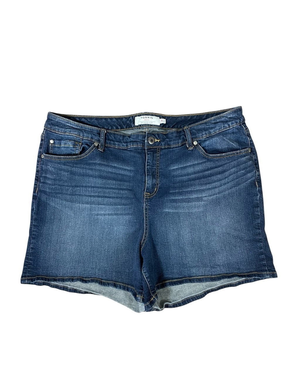Torrid | Classic Denim Blue Jean Shorts Dark‎ Wash 5 inseam